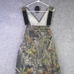 Mossy Oak Bib Overalls Mens XL Camo Explorer Bib Hunting Cargo Pockets 0010